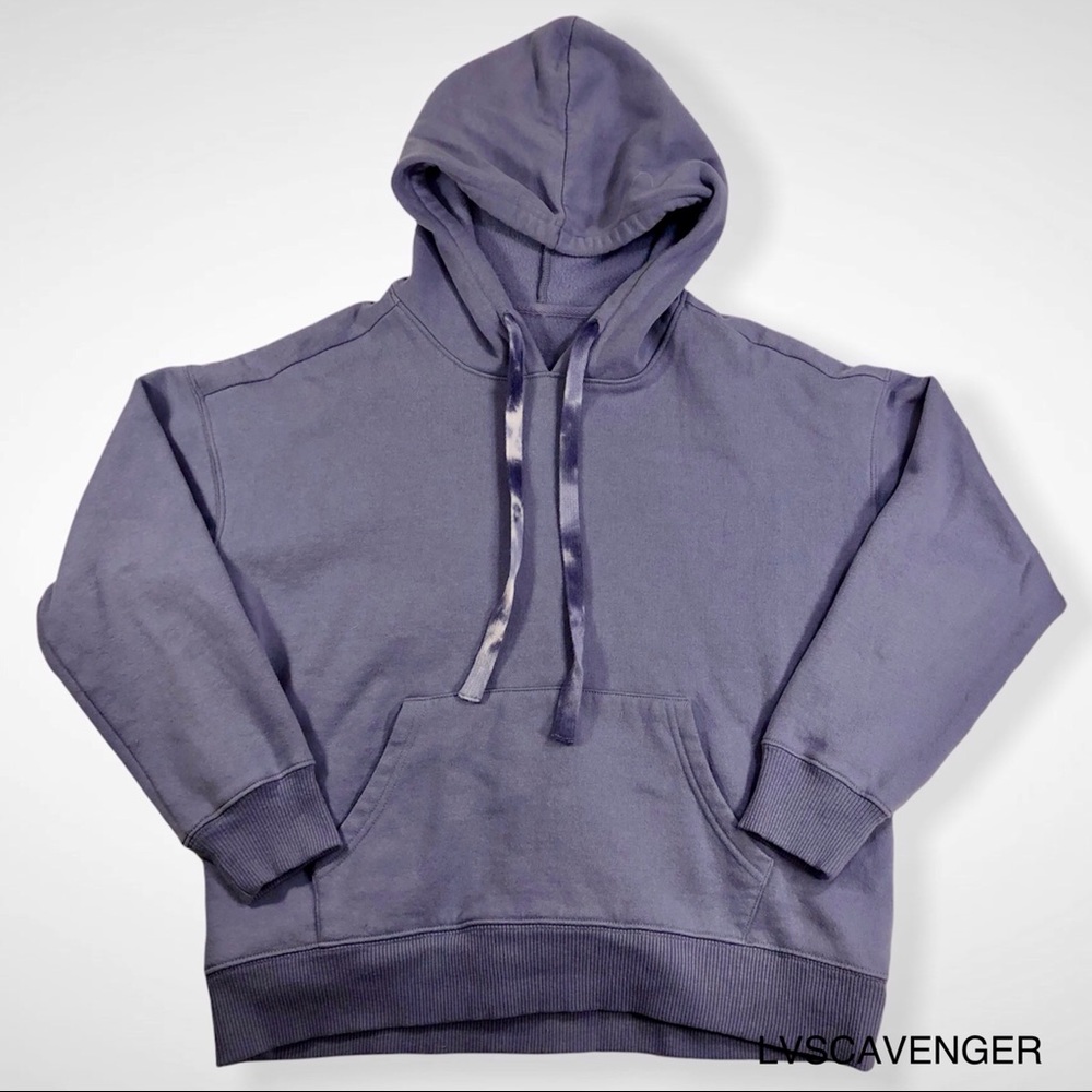 Kirkland Women's Lavender Hoodie Tie-Dye Drawstring Size Small!